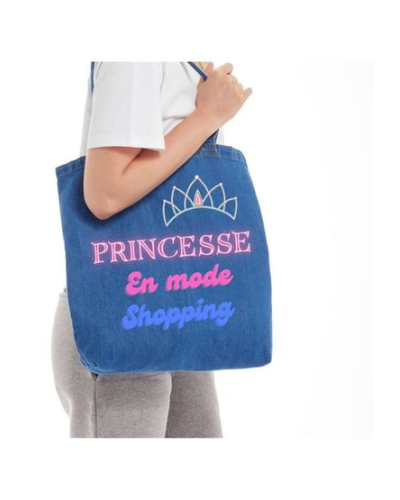 Tote bag à personnaliser en Denim - Kristen 3