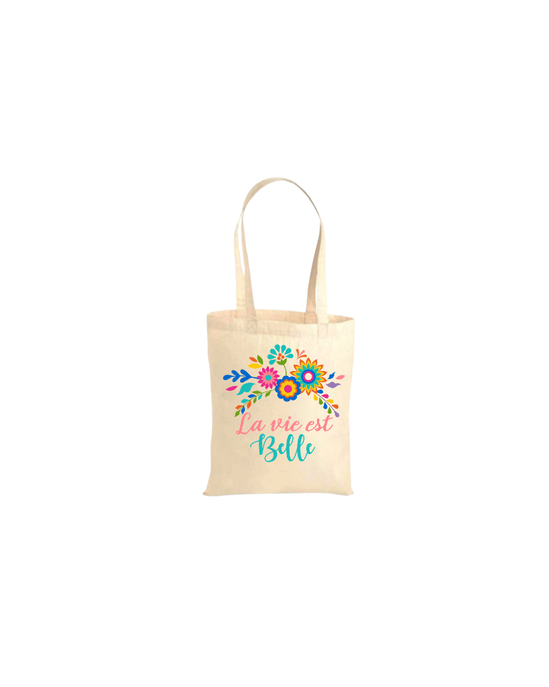 Sac Anaëlle- La Vie Est Belle ! Fleurs multicolores 1