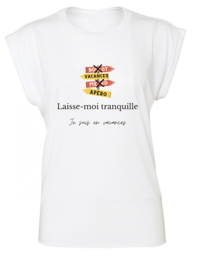 T-shirt Katell Variété de designs c'est les vacances 3