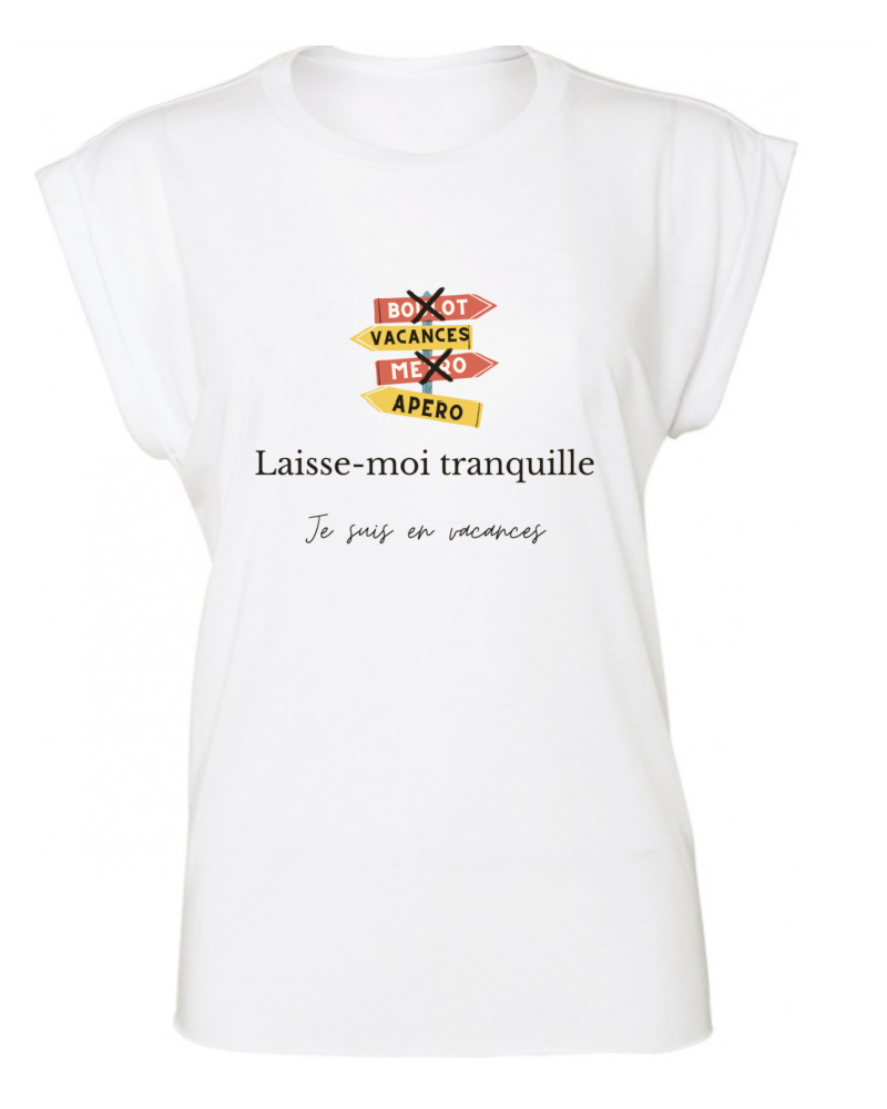 T-shirt Katell Variété de designs c'est les vacances 3