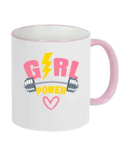 Mug personnalisé Girl Power 1