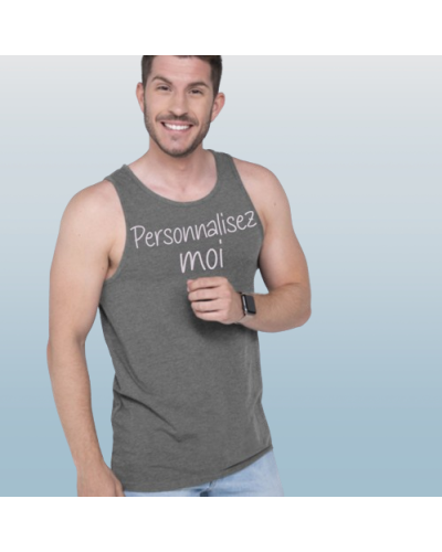 Herren-Tanktop zum Personalisieren – Teddy 1