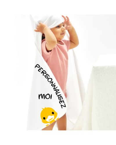 Sortie de bain pour bébé à personnaliser - Armel 1