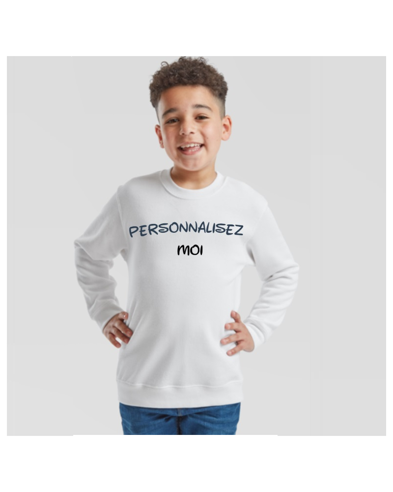 Sweat enfant éco-responsable à personnaliser - Cameron 13