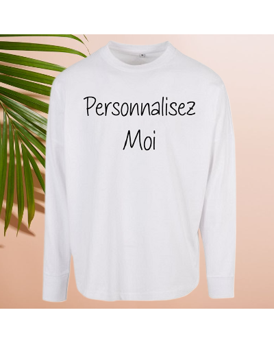 Tee-shirt oversized à personnaliser - Gabin 10